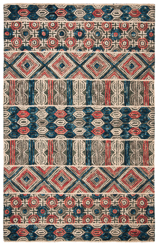 Safavieh Trace Trc516F Grey/Navy Area Rug