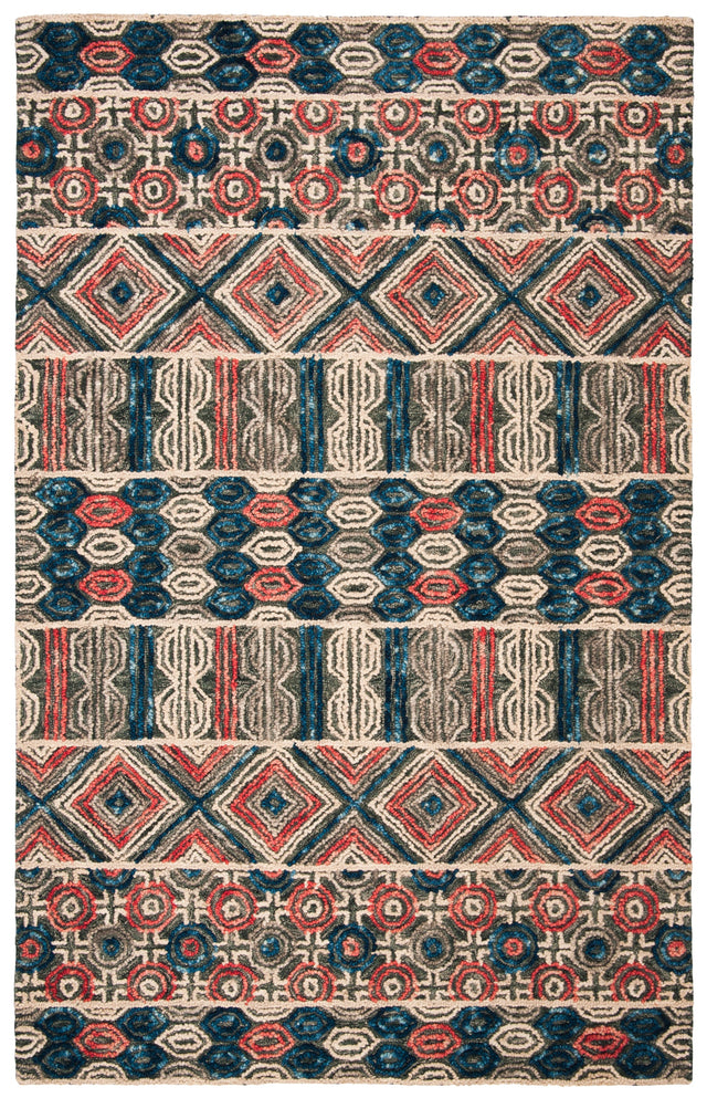 Safavieh Trace Trc516F Grey/Navy Rugs.