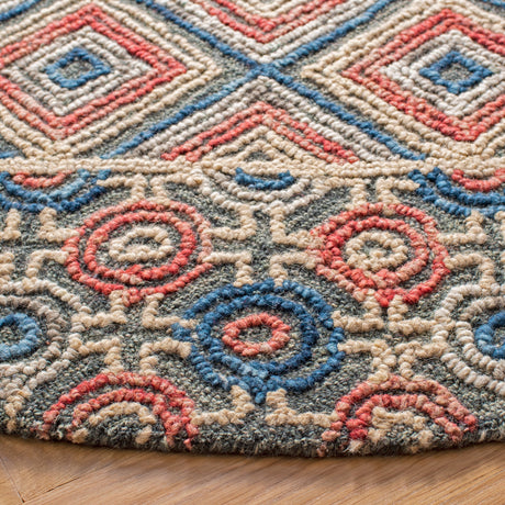 Safavieh Trace Trc516F Grey/Navy Rugs.