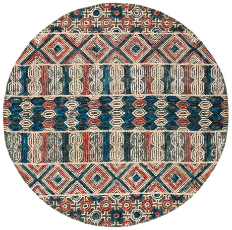 Safavieh Trace Trc516F Grey/Navy Rugs.
