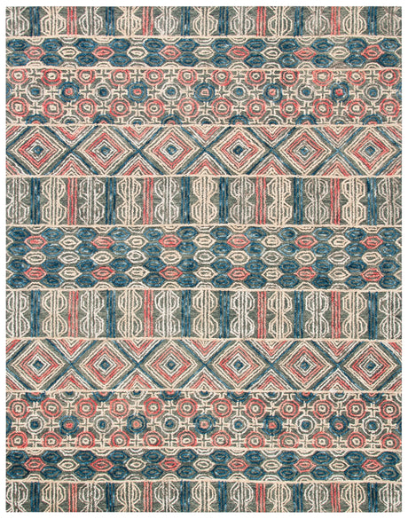 Safavieh Trace Trc516F Grey/Navy Rugs.