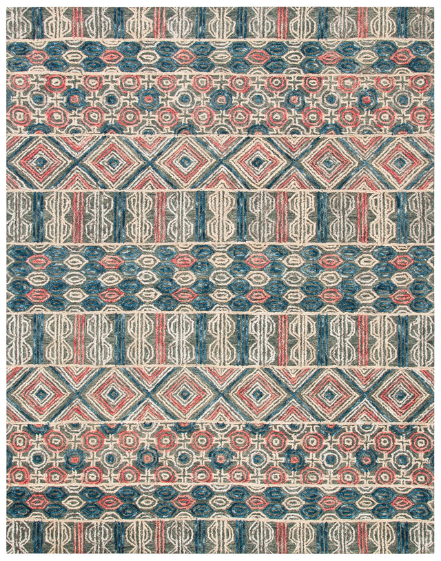Safavieh Trace Trc516F Grey/Navy Rugs.