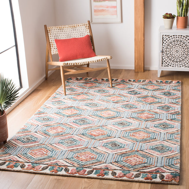 Safavieh Trace Trc522A Ivory/Light Blue Rugs.