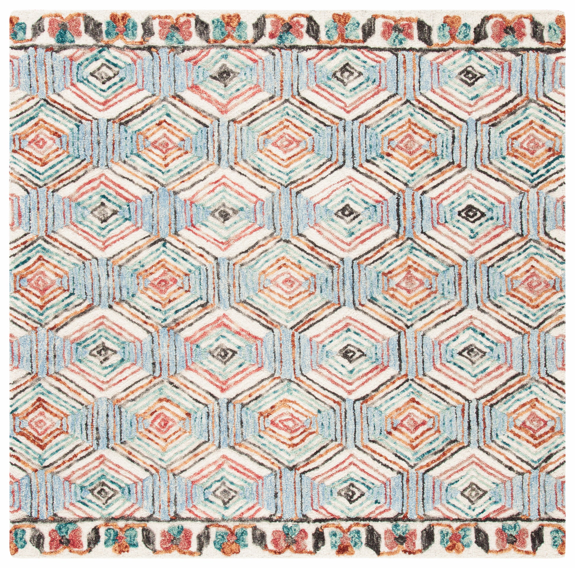 Safavieh Trace Trc522A Ivory/Light Blue Area Rug