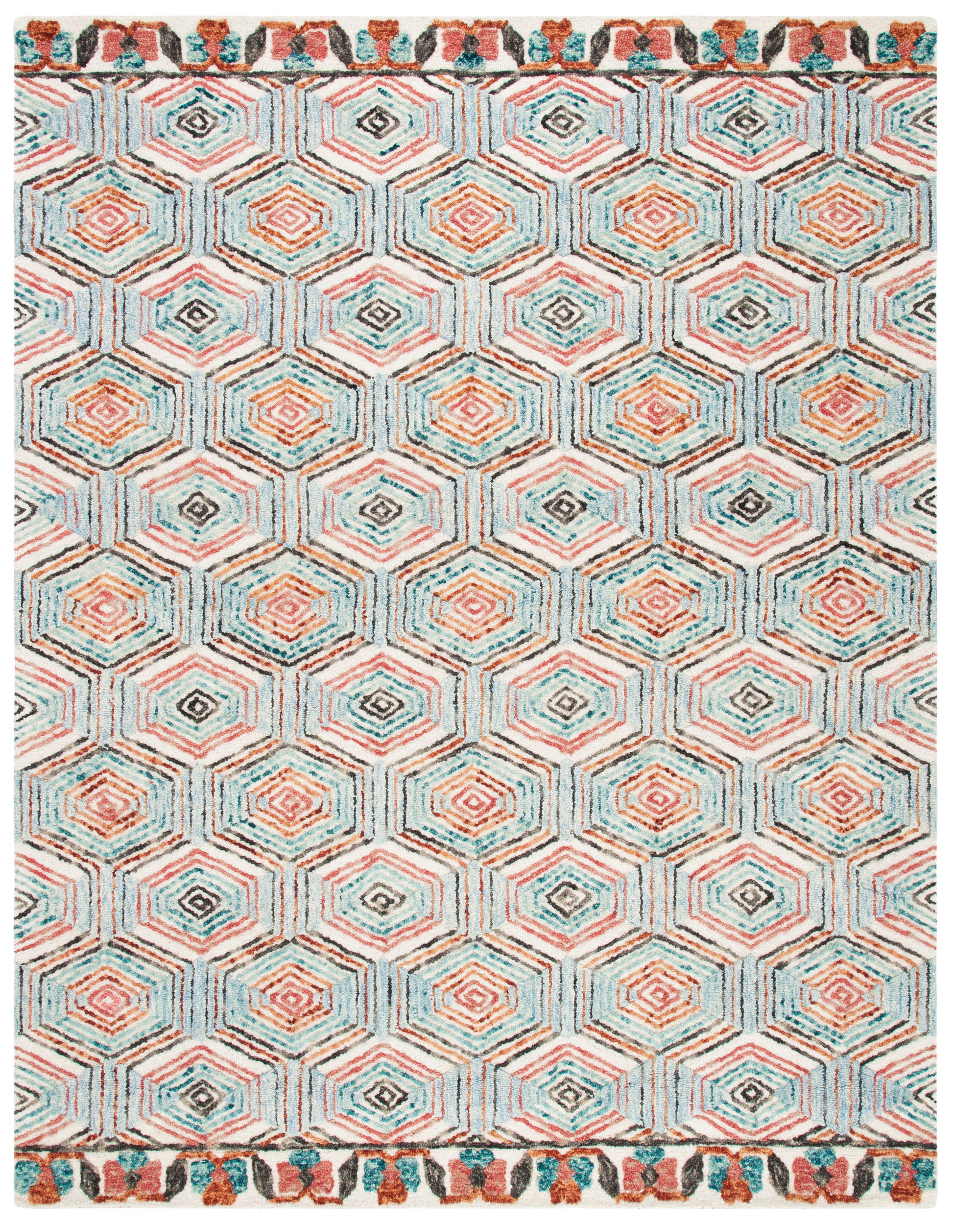 Safavieh Trace Trc522A Ivory/Light Blue Area Rug