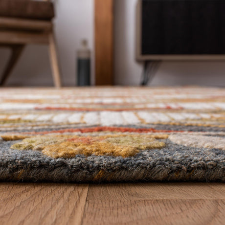 Safavieh Trace Trc522M Blue/Ivory Rugs.
