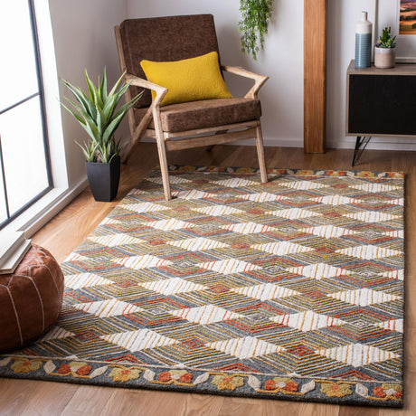 Safavieh Trace Trc522M Blue/Ivory Rugs.