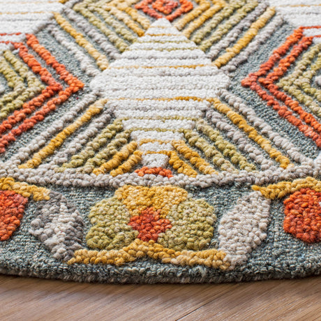 Safavieh Trace Trc522M Blue/Ivory Rugs.
