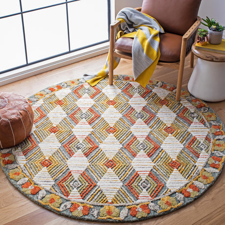 Safavieh Trace Trc522M Blue/Ivory Rugs.