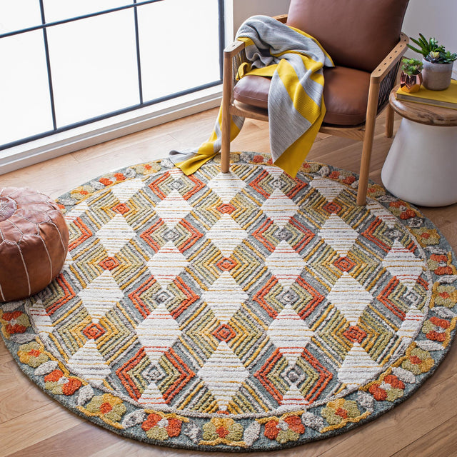 Safavieh Trace Trc522M Blue/Ivory Rugs.