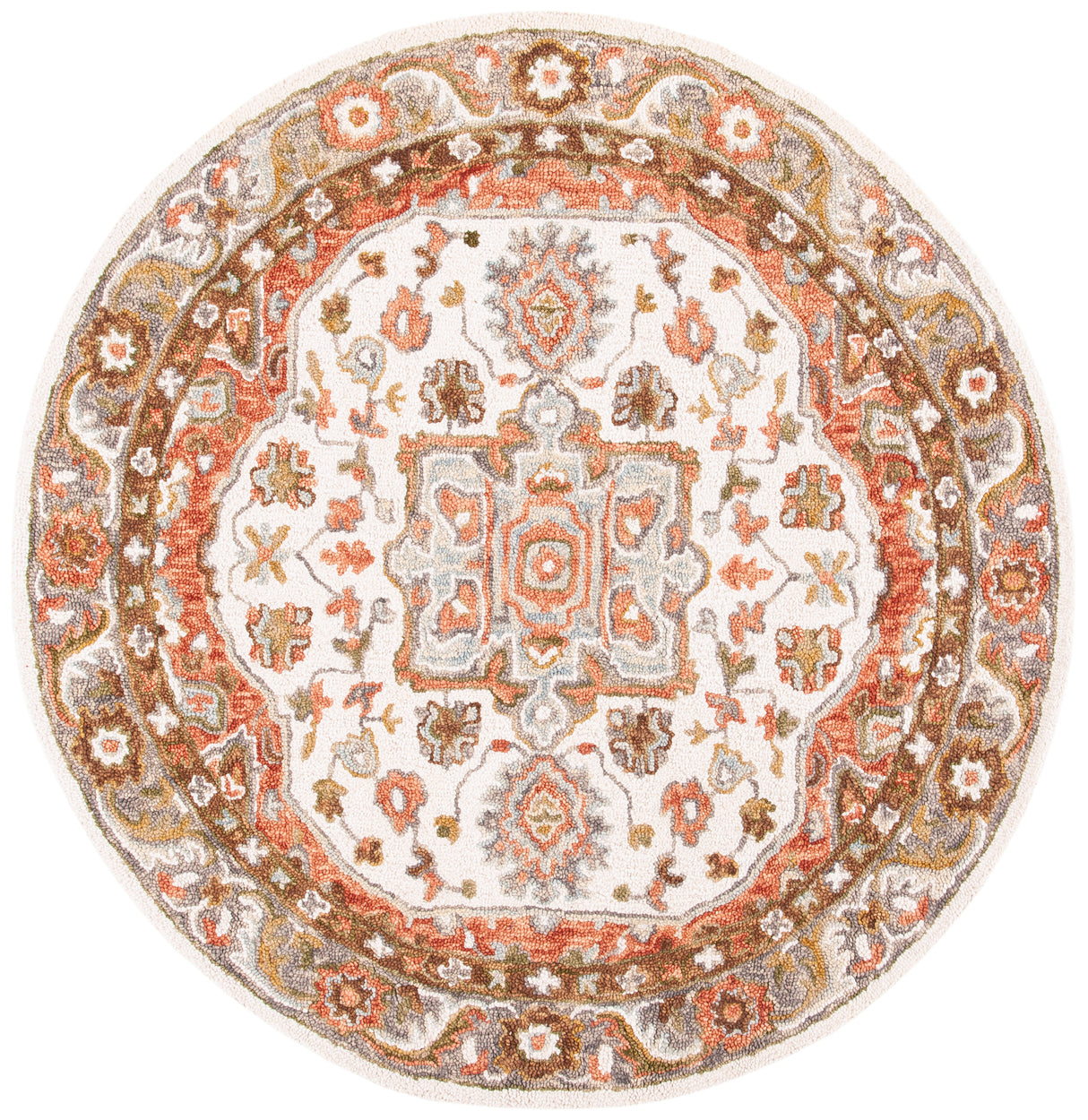 Safavieh Trace Trc523A Ivory/Red Rugs.