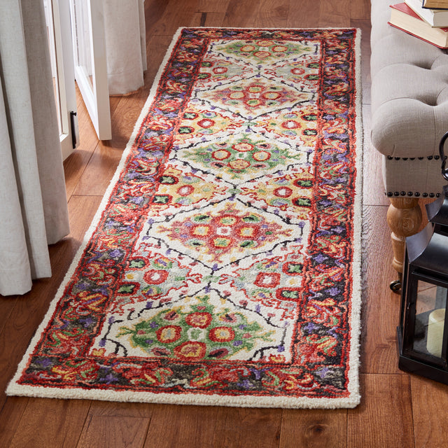 Safavieh Trace Trc524A Ivory/Red Rugs.