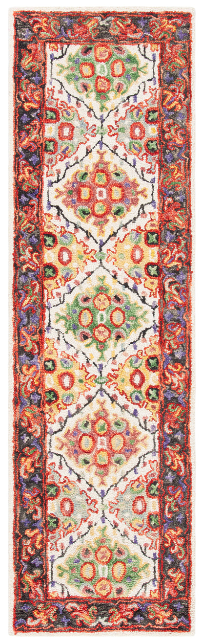 Safavieh Trace Trc524A Ivory/Red Area Rug