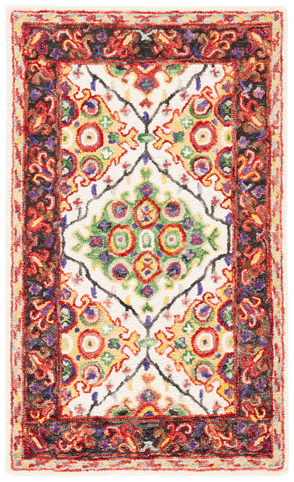 Safavieh Trace Trc524A Ivory/Red Area Rug