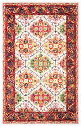 Safavieh Trace Trc524A Ivory/Red Rugs.