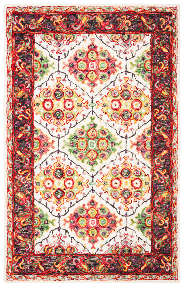 Safavieh Trace Trc524A Ivory/Red Rugs.