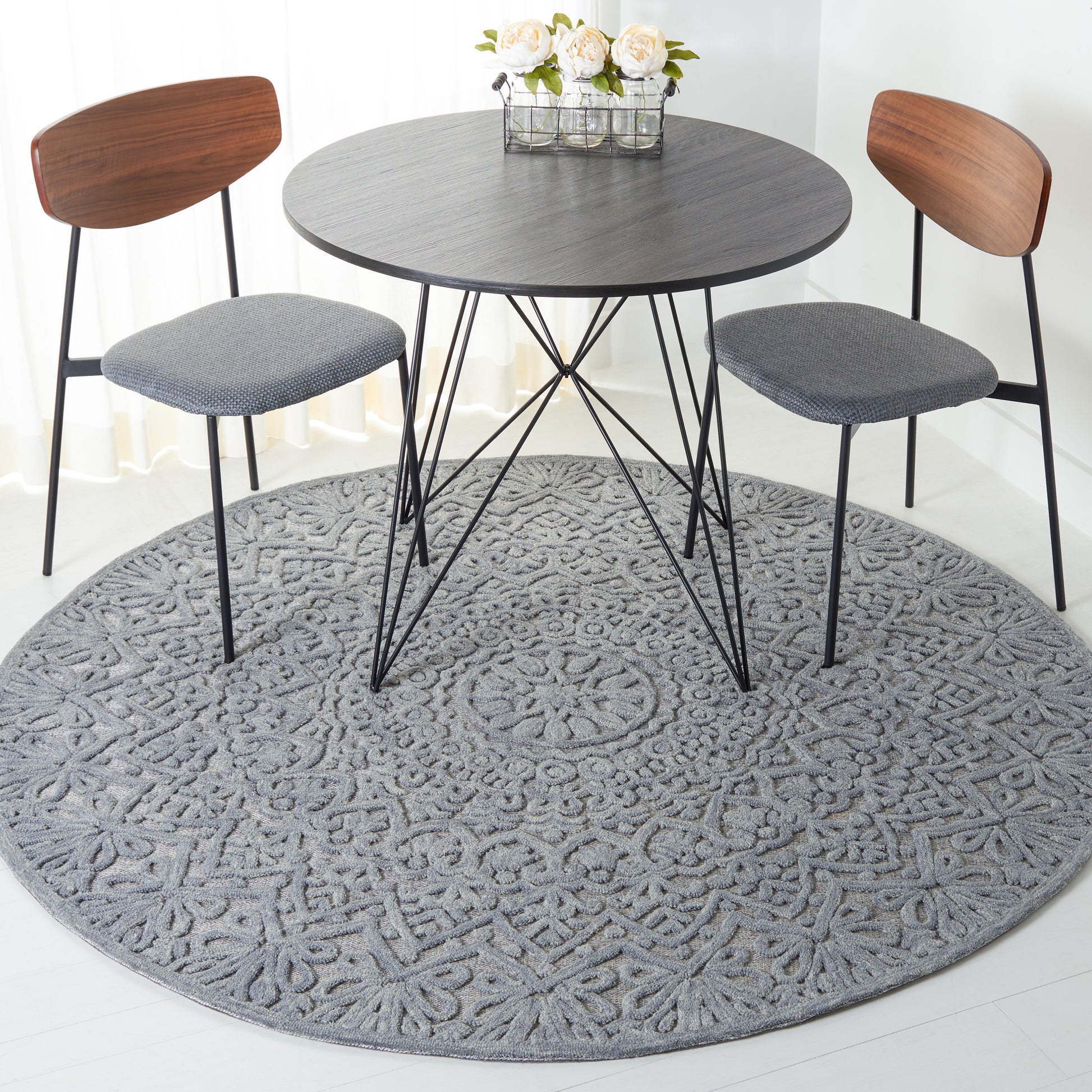 Safavieh Trace Trc601F Light Grey Area Rug