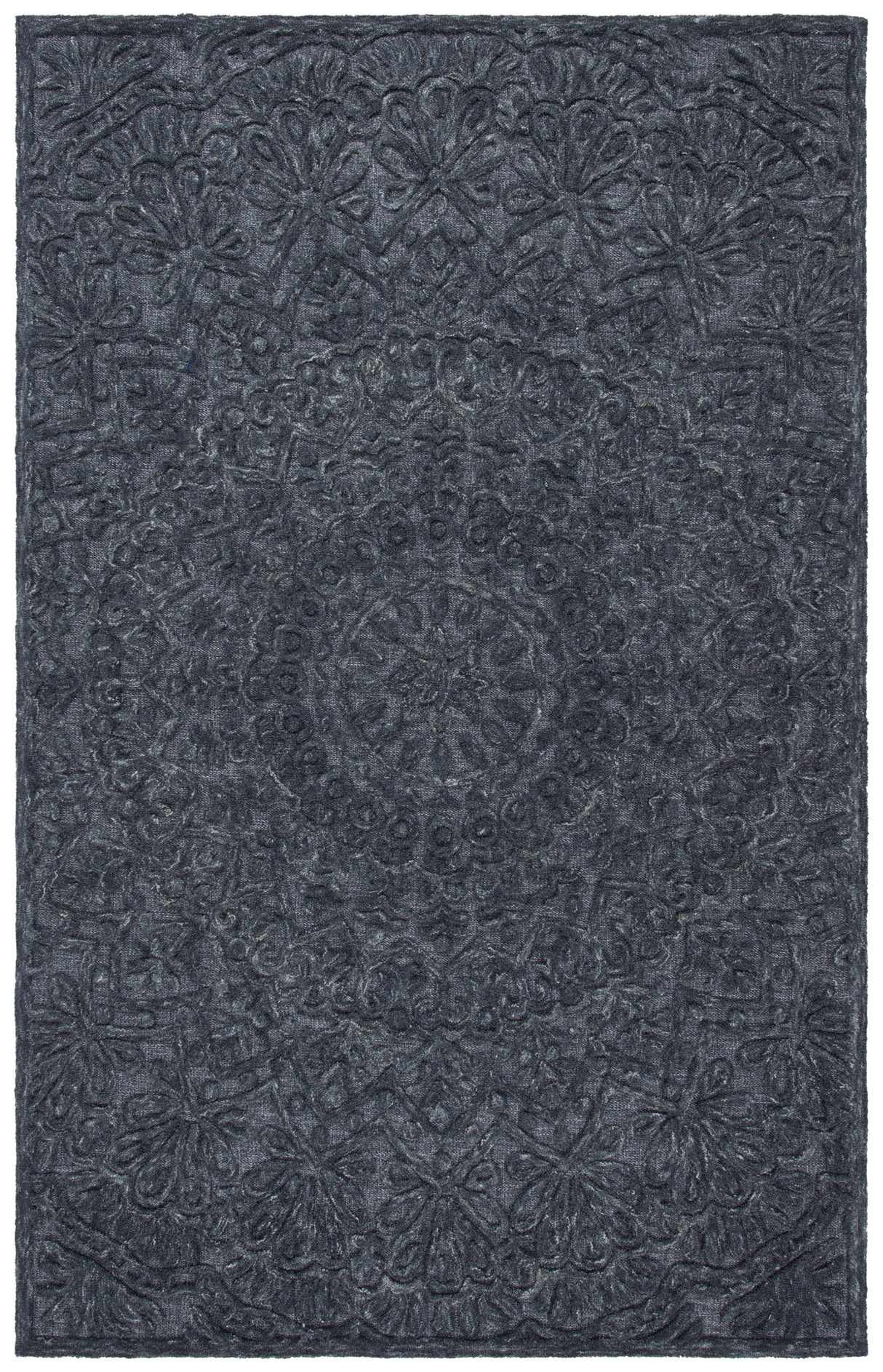 Safavieh Trace Trc601H Dark Grey Rugs.
