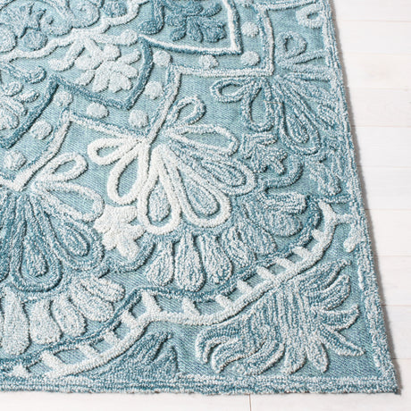 Safavieh Trace Trc601K Turquoise/Green Rug.