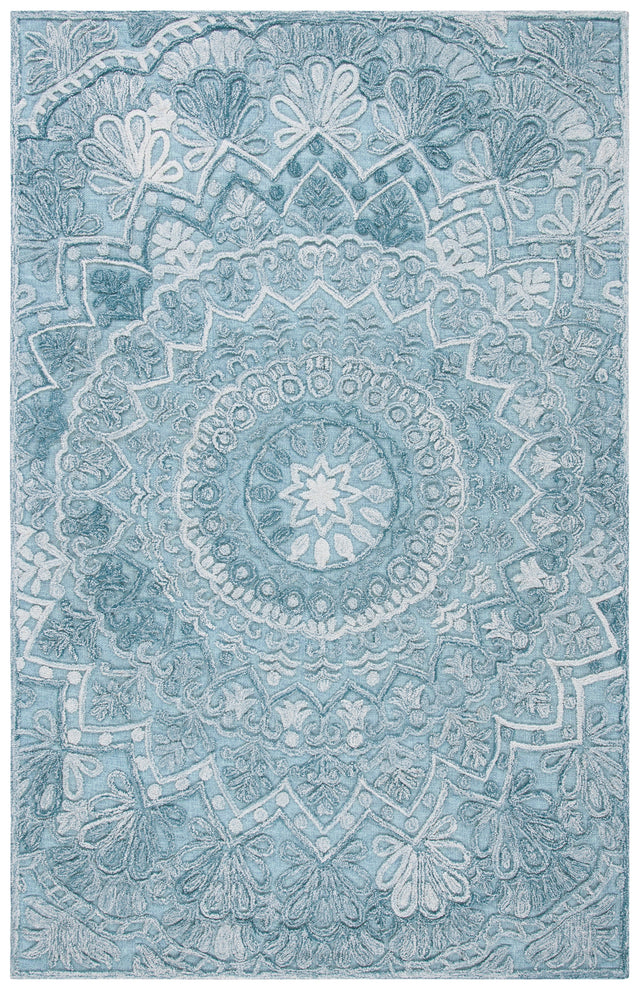 Safavieh Trace Trc601K Turquoise/Green Rug.