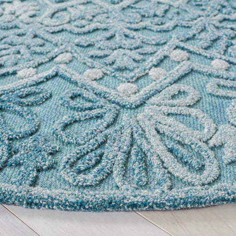 Safavieh Trace Trc601K Turquoise/Green Rug.