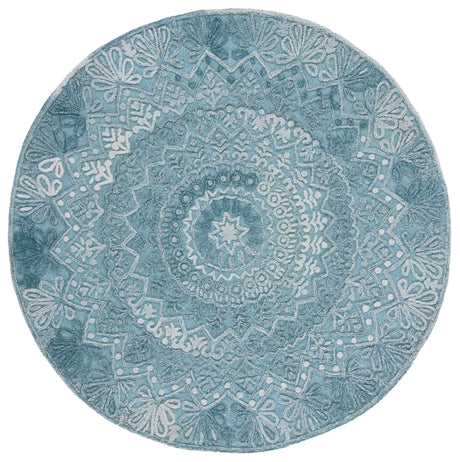 Safavieh Trace Trc601K Turquoise/Green Rug.