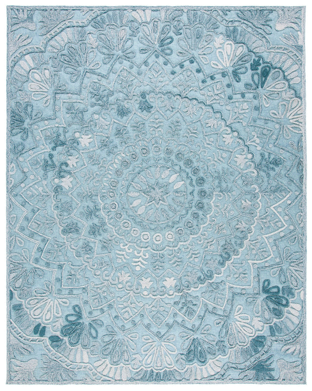 Safavieh Trace Trc601K Turquoise/Green Rug.