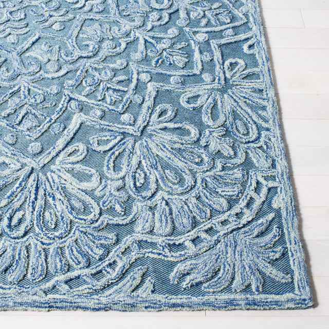 Safavieh Trace Trc601M Blue/Light Green Rugs.