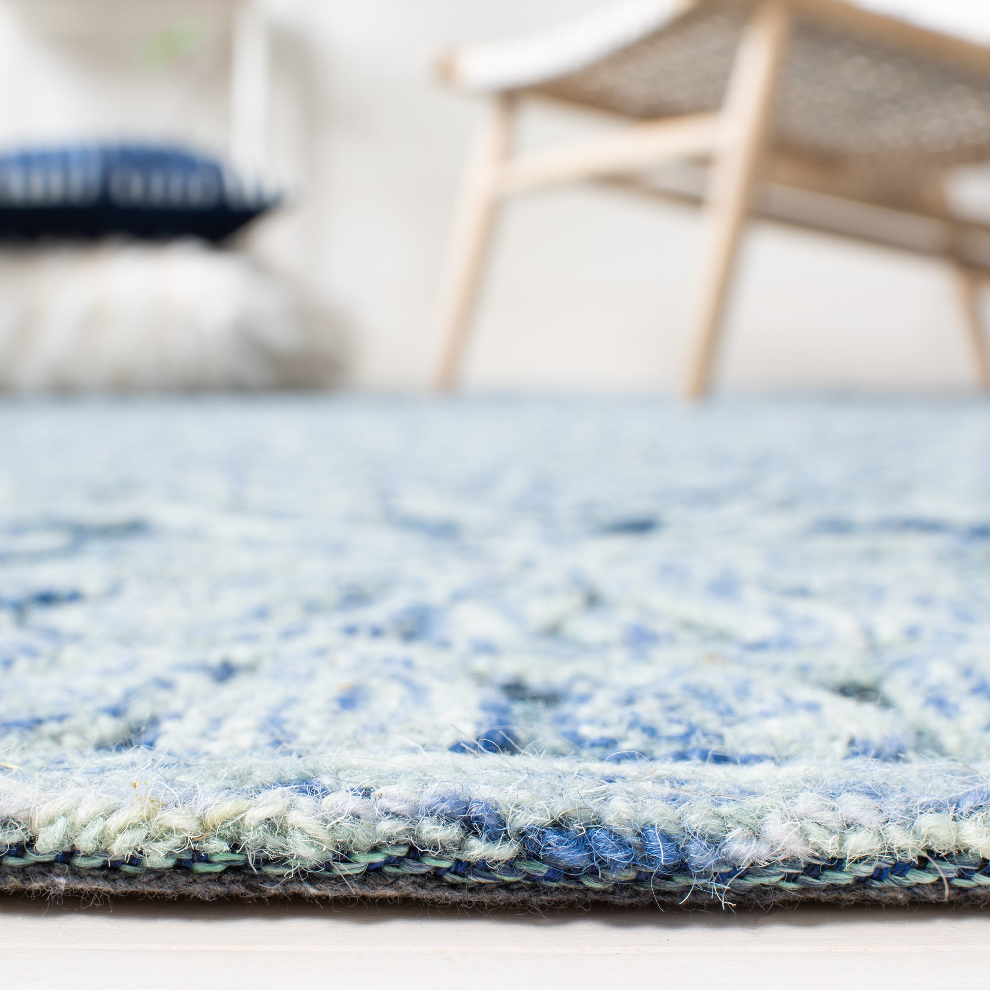 Safavieh Trace Trc601M Blue/Light Green Area Rug