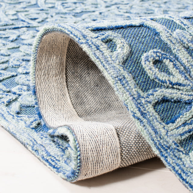 Safavieh Trace Trc601M Blue/Light Green Rugs.