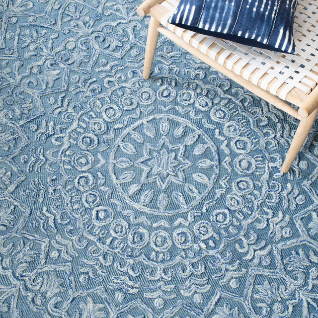 Safavieh Trace Trc601M Blue/Light Green Rugs.