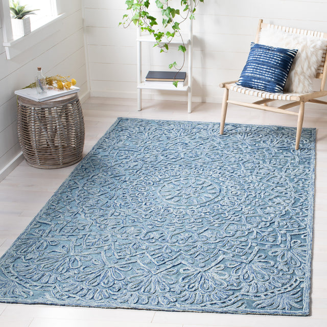 Safavieh Trace Trc601M Blue/Light Green Rugs.