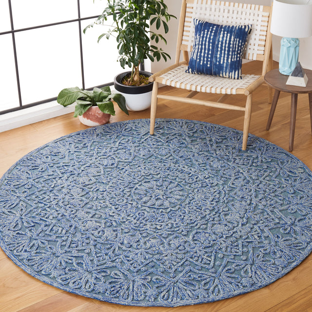 Safavieh Trace Trc601M Blue/Light Green Rugs.