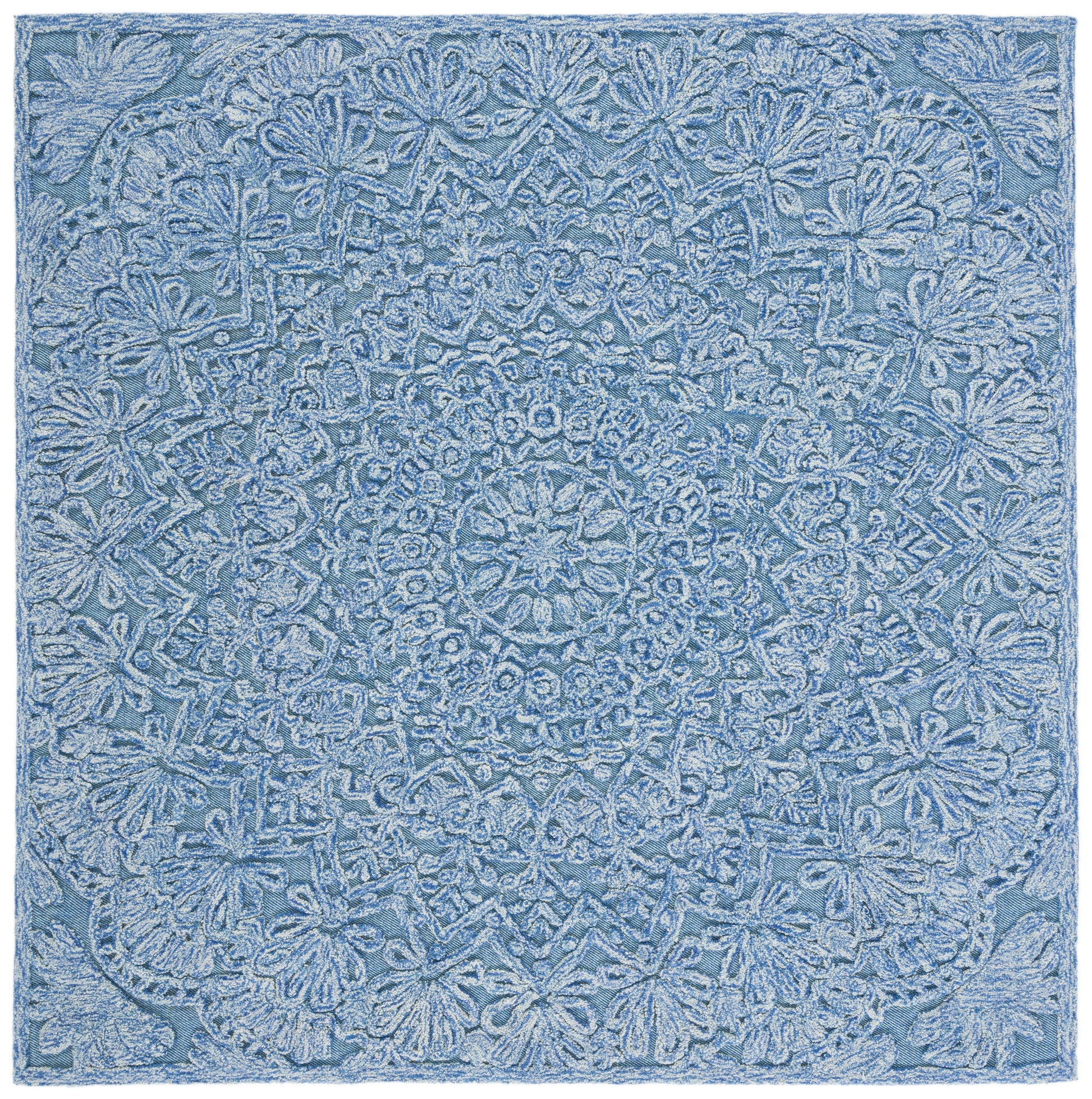 Safavieh Trace Trc601M Blue/Light Green Area Rug