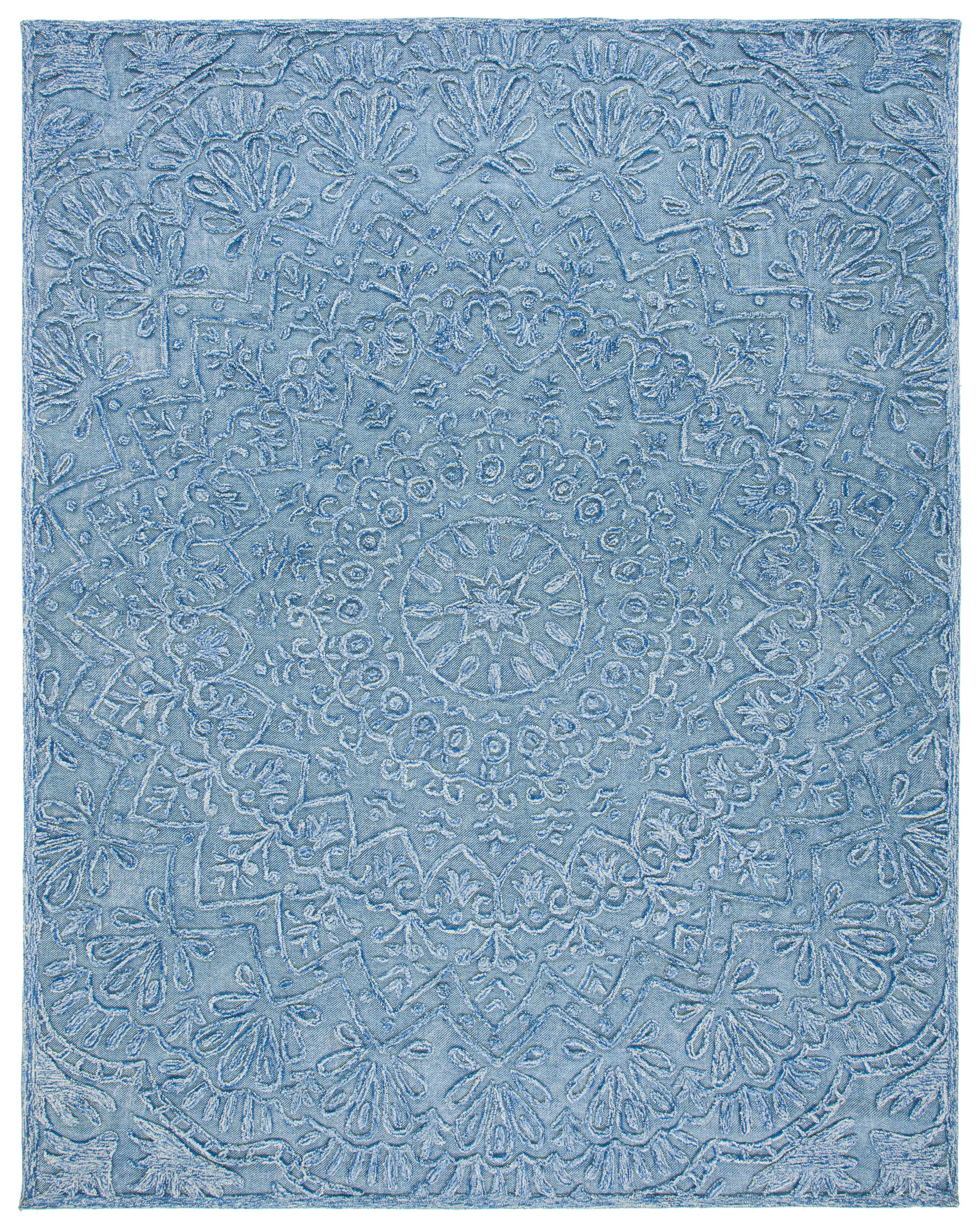 Safavieh Trace Trc601M Blue/Light Green Area Rug