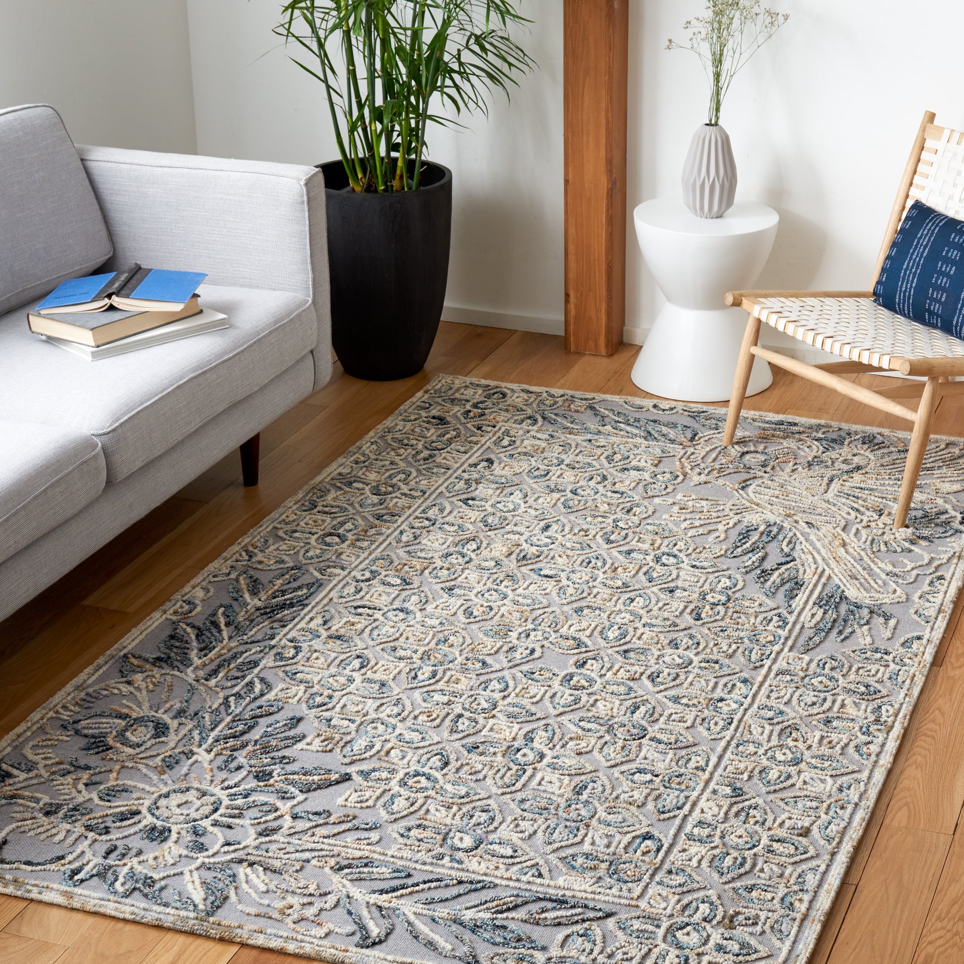 Safavieh Trace Trc801F Grey/Beige Area Rug