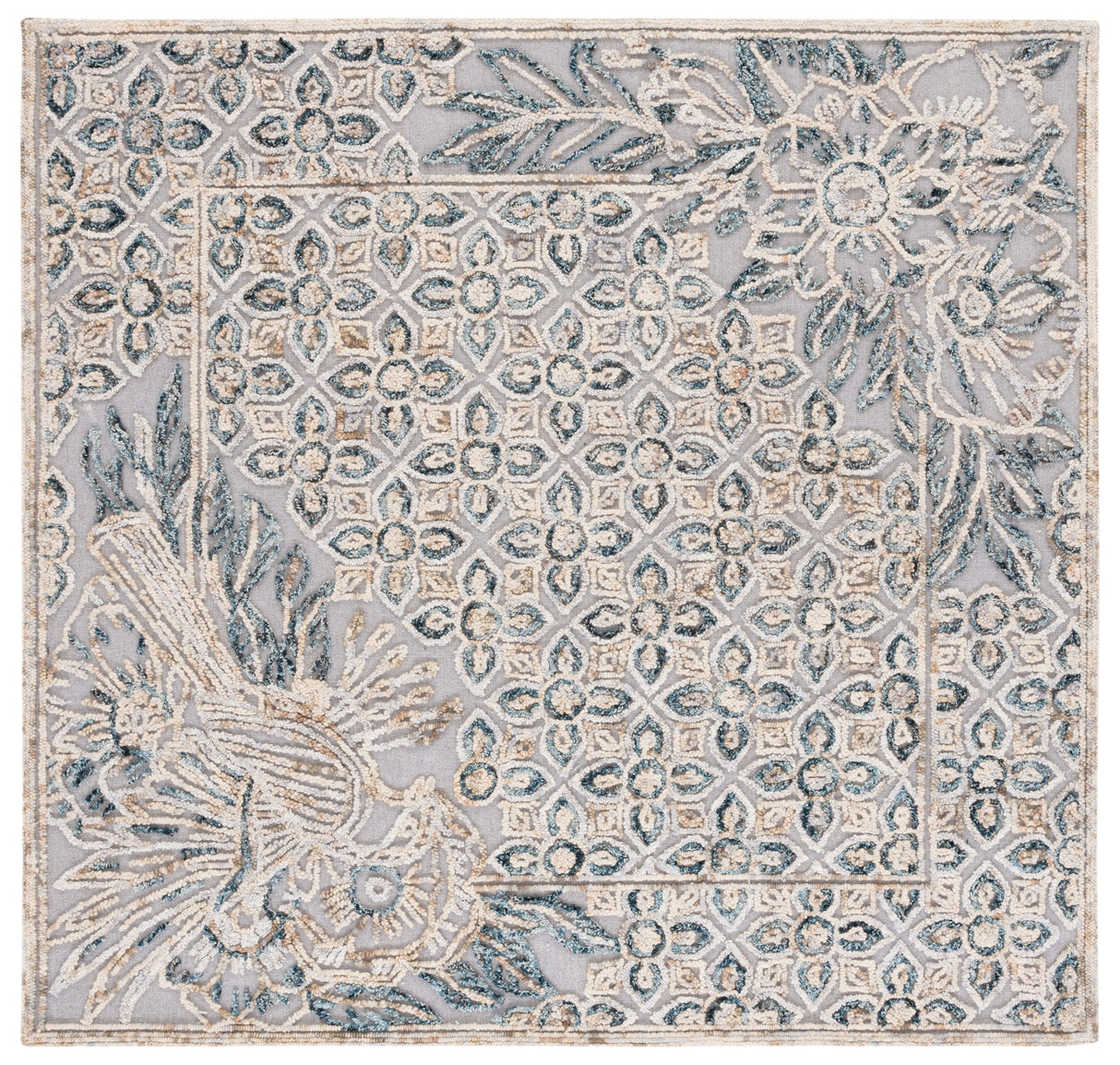 Safavieh Trace Trc801F Grey/Beige Rug.