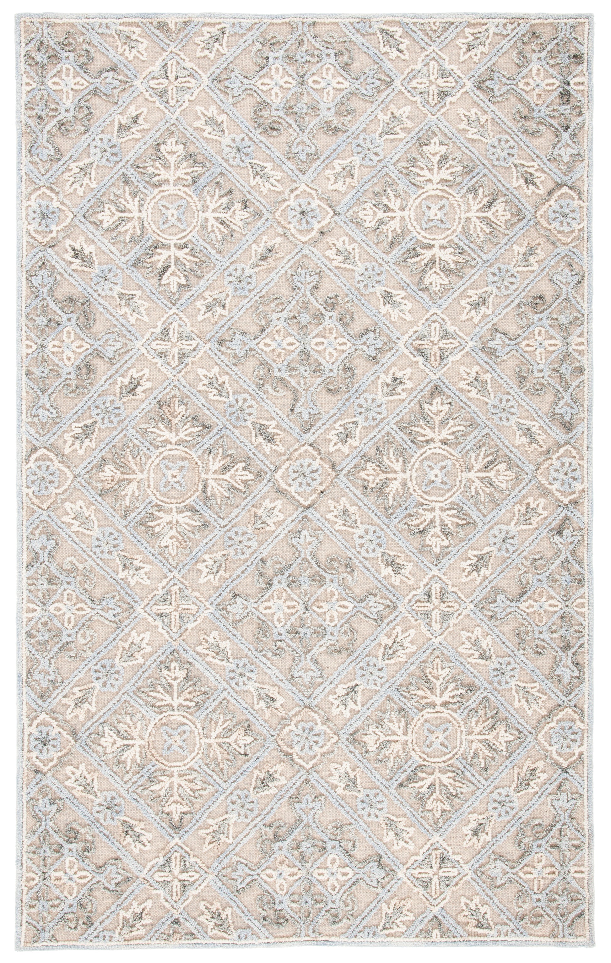 Safavieh Trace Trc802B Beige/Silver Area Rug