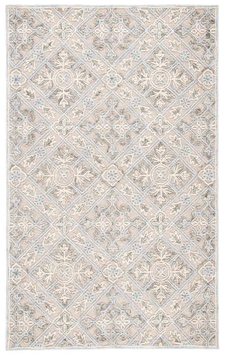 Safavieh Trace Trc802B Beige/Silver Rug.