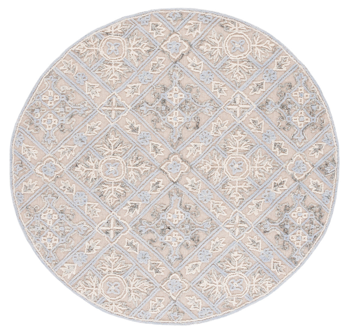 Safavieh Trace Trc802B Beige/Silver Rug.