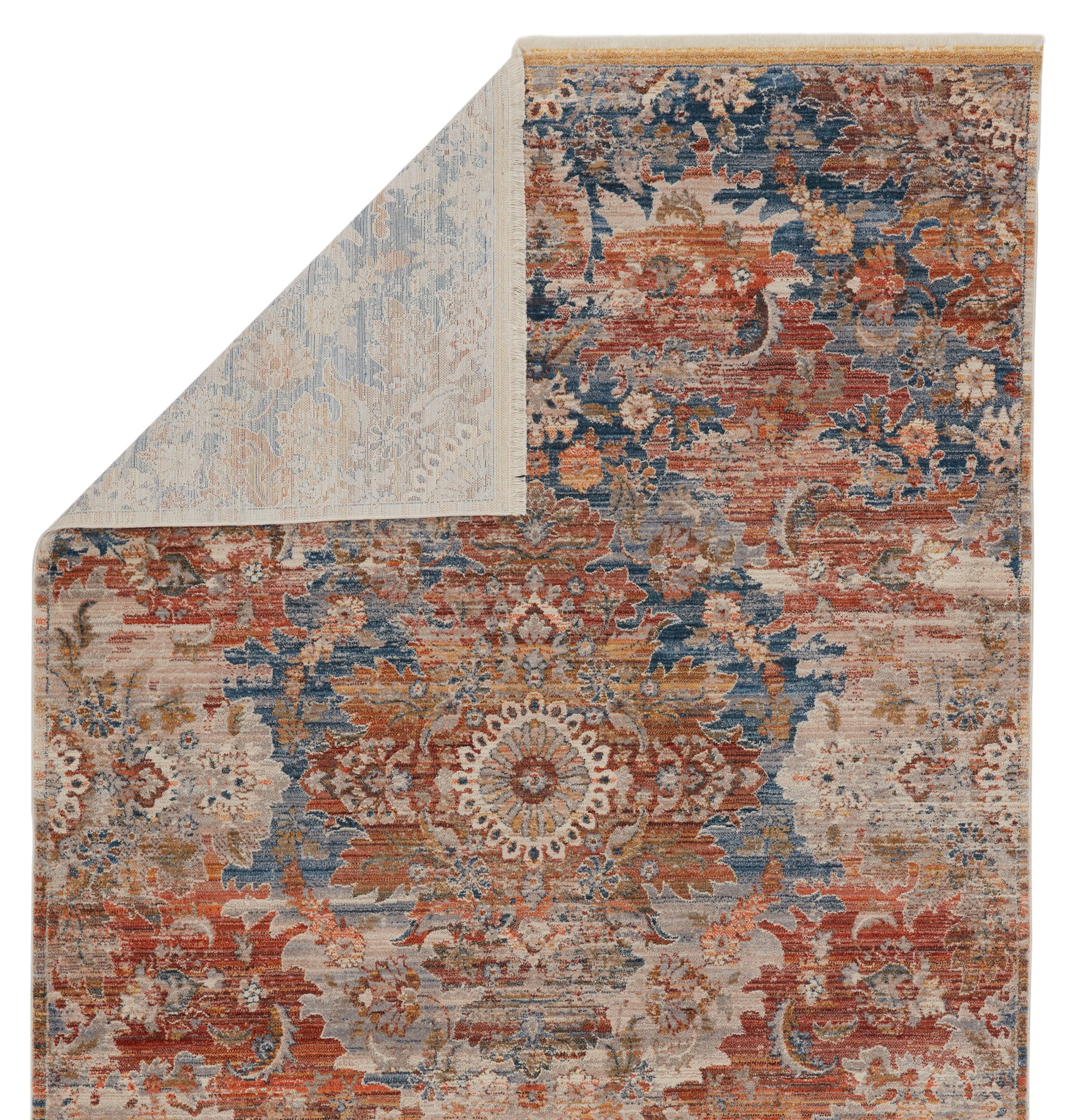 Jaipur Terra Jemsa Trr05 Blue/Orange Area Rug