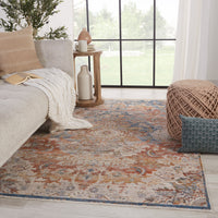 Jaipur Terra Jemsa Trr05 Blue/Orange Area Rug