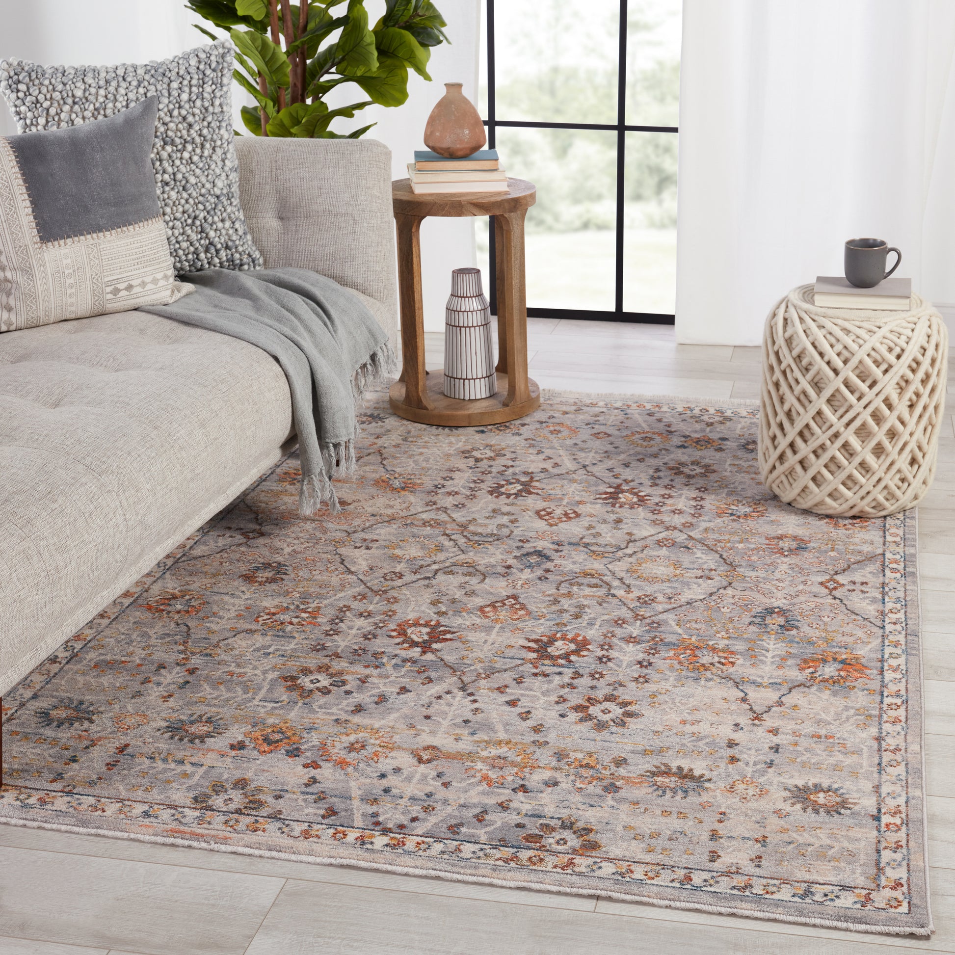 Jaipur Terra Katalia Trr13 Gray/Rust Area Rug