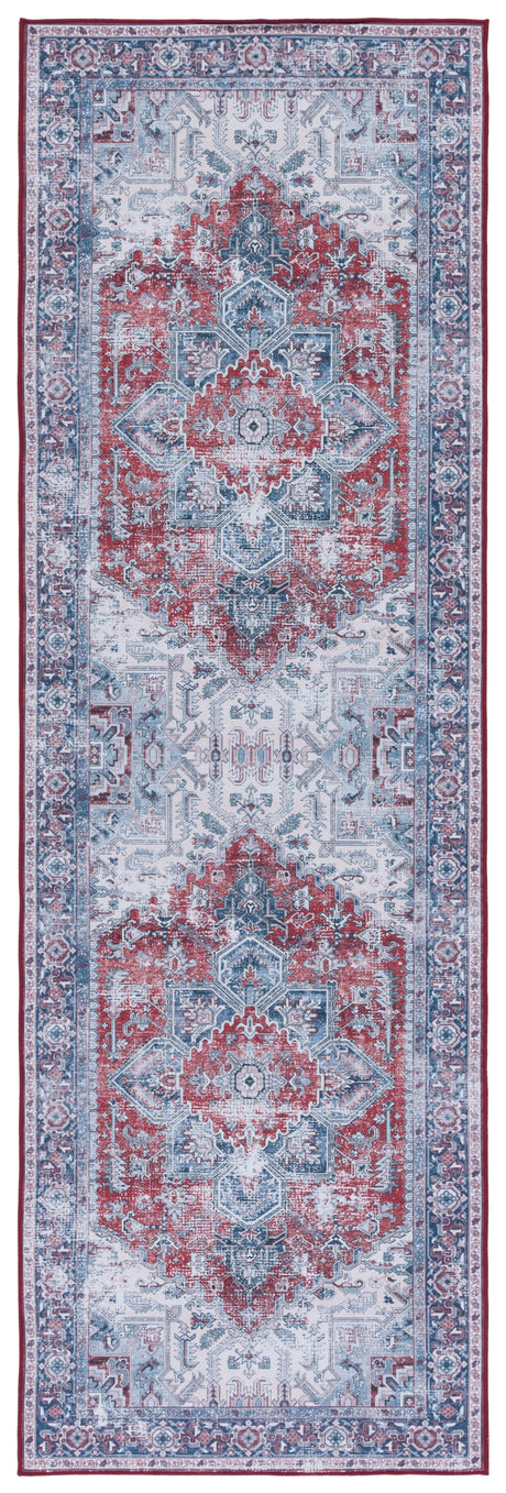 Safavieh Tucson Tsn101S Red/Navy Area Rug