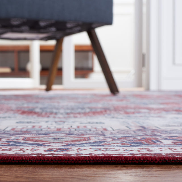 Safavieh Machine Washable Tucson Tsn101S Red/Navy Rug.