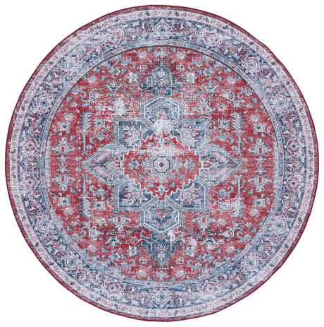 Safavieh Tucson Tsn101S Red/Navy Area Rug