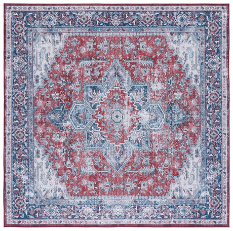 Safavieh Tucson Tsn101S Red/Navy Area Rug