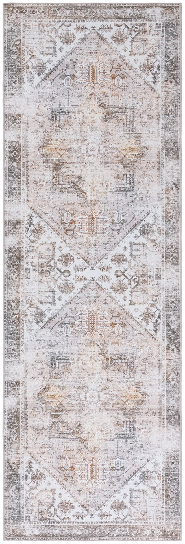 Safavieh Machine Washable Tucson Tsn102B Beige/Grey Rug.