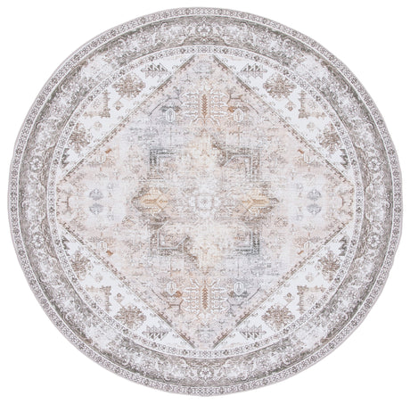 Safavieh Machine Washable Tucson Tsn102B Beige/Grey Rug.