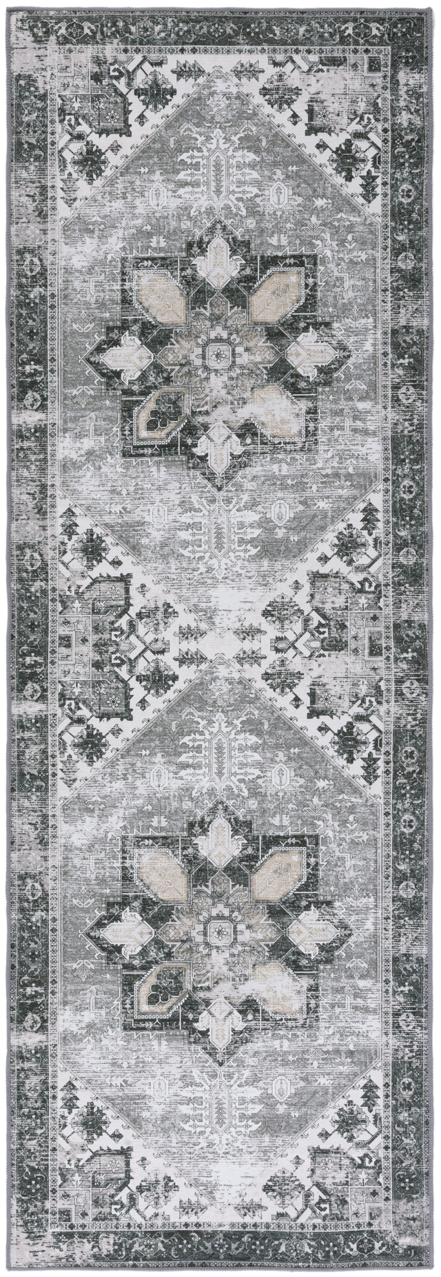 Safavieh Machine Washable Tucson Tsn102F Grey/Ivory Rug.